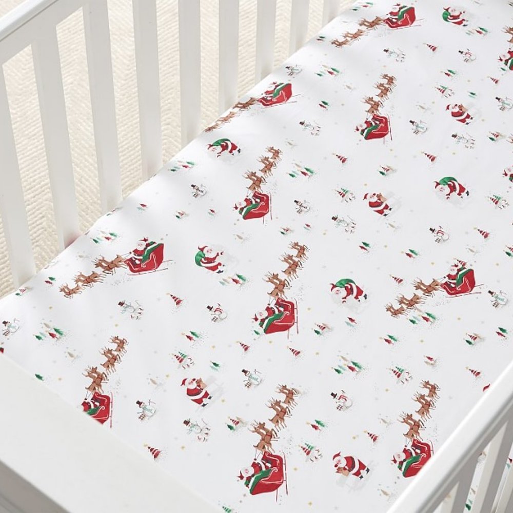 PBK Santas Sleigh Glow-in-the-Dark Flannel Toddler